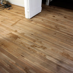 Residential remodel -  refinish old oak strips (sanding + staining) - Hardwood Flooring