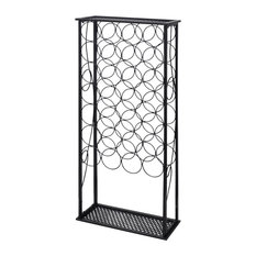 VidaXL Metal Wine Rack Stand for 28 Bottles