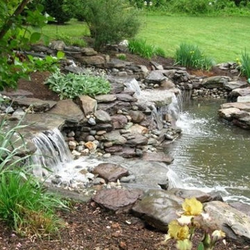 Double Waterfalls and Pond