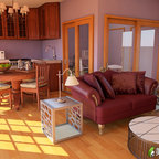 Soothing White and Gray Kitchen Remodel - Traditional - Kitchen