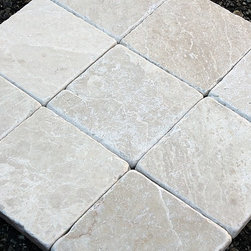4x4 Botticino Tumbled Collection - Home Decor
