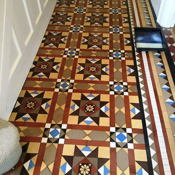 Victorian Tiled Hallway Restored back to Health in Twickenham