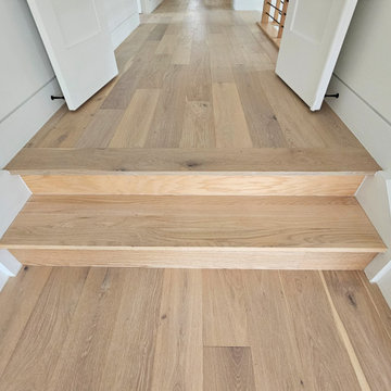 Project #108 | Red Oak Staircase in Light-Filled Space