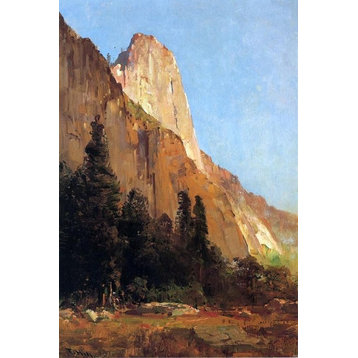 Thomas Hill Sentinel Rock, Yosemite 18"x27" Premium Canvas Print