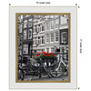 Amanti Art Eva White Gold Narrow Photo Frame Opening Size 11x14"