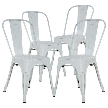 Metal Chairs Outdoor Indoor Dining Chairs