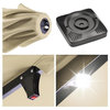 LAGarden 2-Pieces 9' Outdoor Solar Patio Umbrella With 32 Leds Crank Tilt