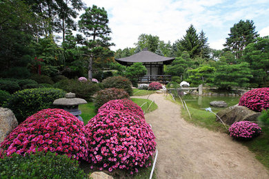 ベルリンにあるアジアンスタイルのおしゃれな庭の写真