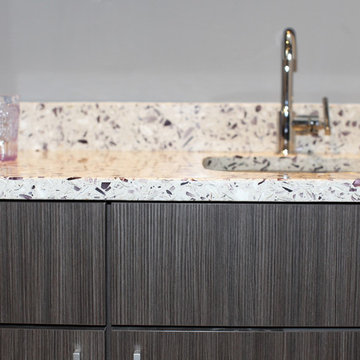 Vetrazzo Installed - Amethystos