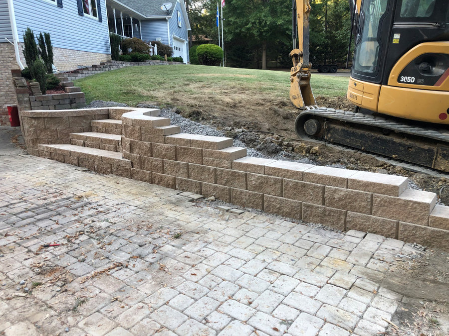 Baneberry Retaining wall