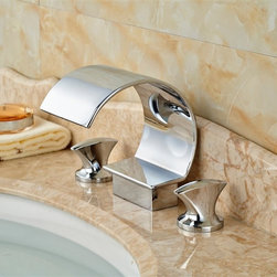 Nanterre Dual Handle Bathroom Sink Faucet - Bathroom Sink Faucets