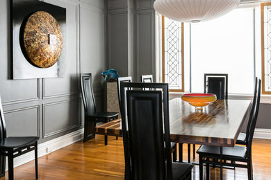 Eclectic dining room photo in St Louis