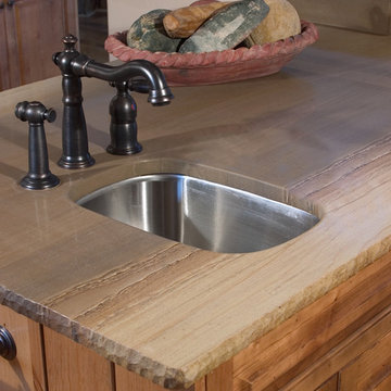 Kitchen Prep Sink in a Oklahoma Picture Rock Island