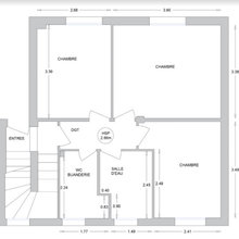Refonte 2 chambres avec Salle de bain & buanderie