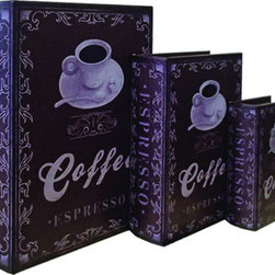ブックボックス『COFFEE』収納ボックス/小物入れ/インテリア雑貨/ブルックリンスタイル - 商品