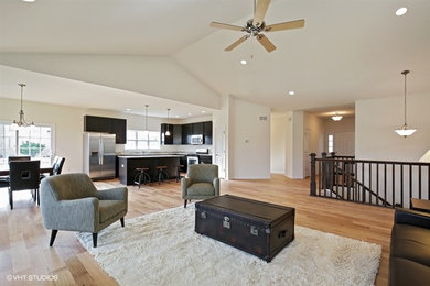 Inspiration for a living room remodel in Chicago