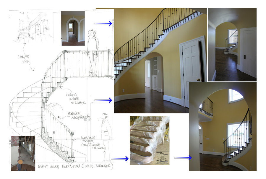 Historic Country Mansion Staircase, Warrenton VA 20186