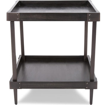 Side Table HOWARD ELLIOTT AVENUE Rectangular Java Brushed Bronze Dark