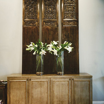 Harlow Caramel 4 Door Tall Sideboard