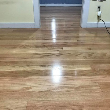 Oak hardwood flooring