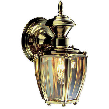 Design House 501478 Jackson 10" Tall Outdoor Wall Sconce - Antique Brass