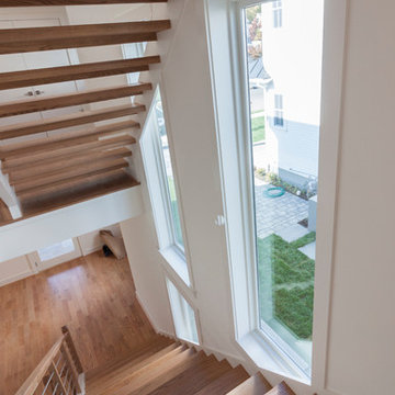Project #48 | Contemporary Staircase with Warm Tones