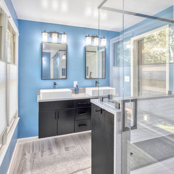 Transitional Primary Bathroom Design Lorton, VA