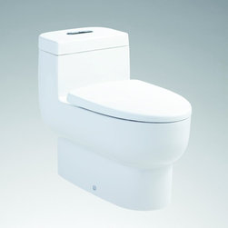 INAX Saint Clair Dual Flush 1.28GPF/0.9GPF High Efficiency One-Piece Toilet NC-4 - Toilets