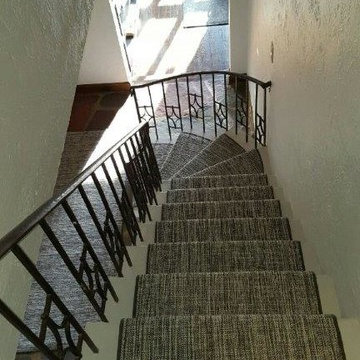 Carpet Runners on Wood Stairs