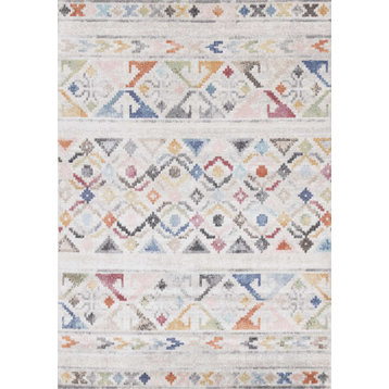 Fitzgerald Collection Colorful Southwest Area Rug, 7'10"x10'6"
