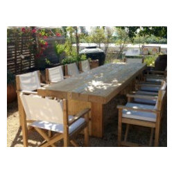 Dutch Teak Dining Table - Dining Tables