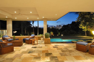 Example of a trendy patio design in Hawaii