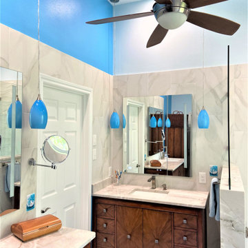 Updated Contemporary Master Bathroom