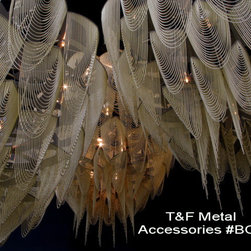 Ball chain chandelier - Lighting