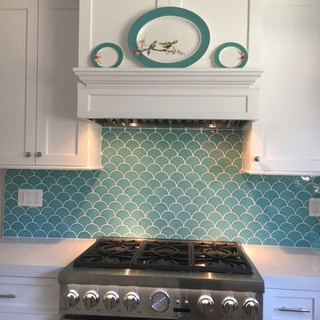 Bora Bora blue kitchen