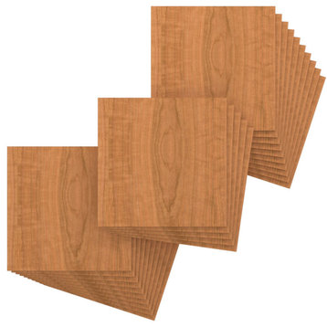 15 .75"Wx15 .75"Hx.25"T Wood Hobby Boards, Cherry, 25-Pack
