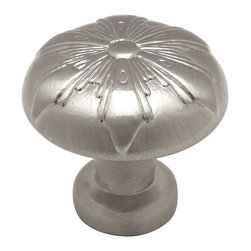 Cosmas - Cabinet Knob, 1-3/16" Diameter, Set of 25, Satin Nickel - Cabinet And Drawer Knobs