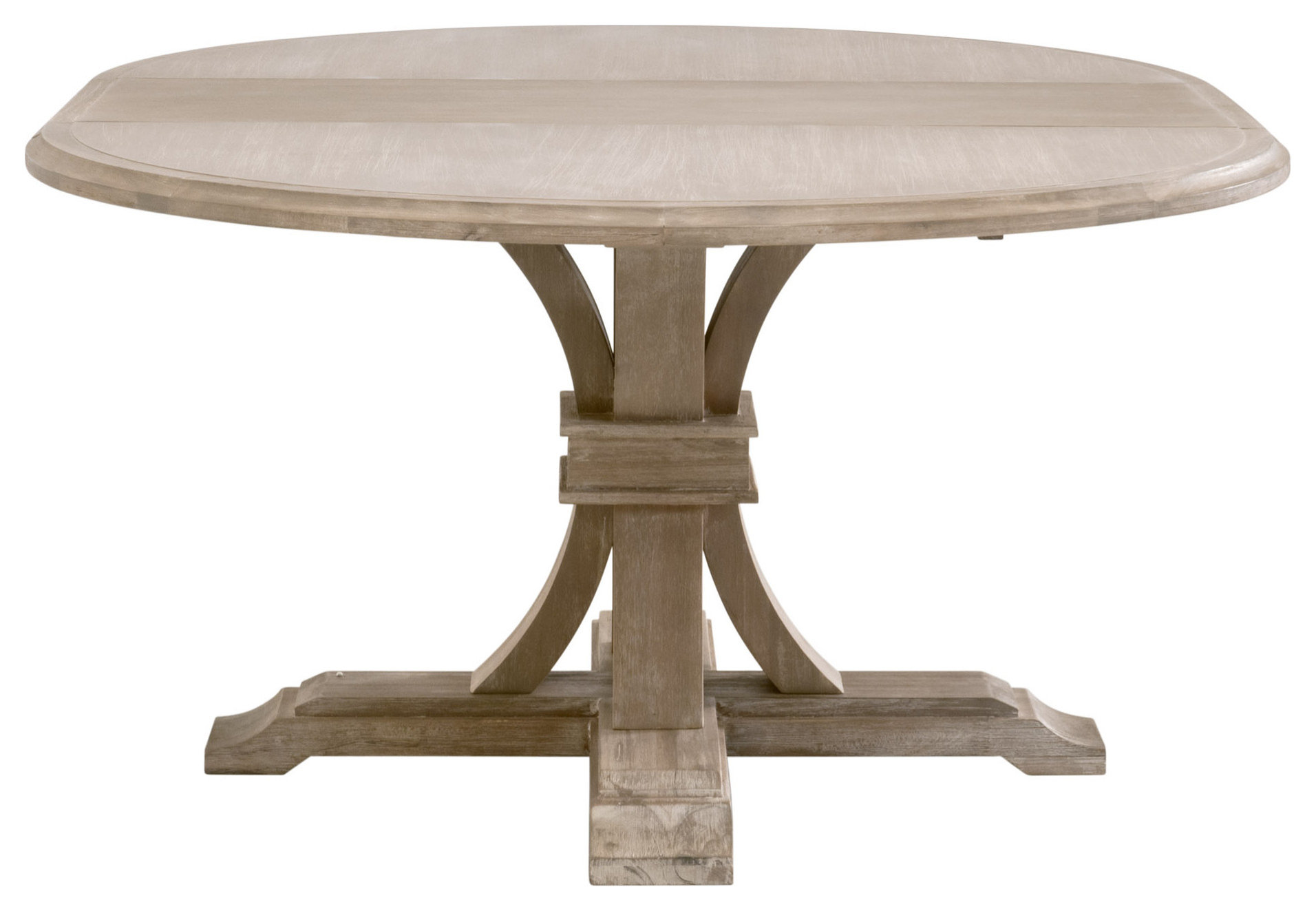 Devon 54" Round Extension Dining Table - Farmhouse - Dining Tables - by ...