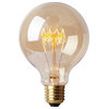 40W Vintage Edison Light Bulb, G80 Globe, Set of 10, T-Shape
