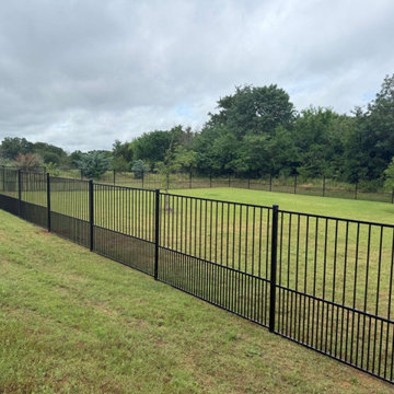 WROUGHT IRON FENCE - POTTSBORO, TX