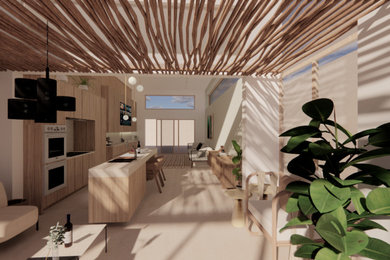 Home design - scandinavian home design idea in Miami