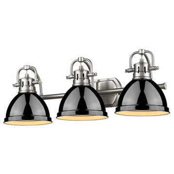 24.5 Inch 3 Light Vanity Light in Classic style - 8.5 Inches high by 24.5