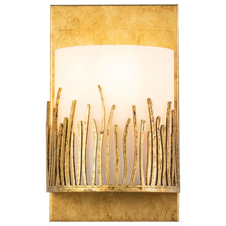 Sawgrass 1 Light Bath Vanity Light in Antiqued Gold