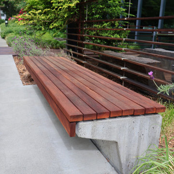 Community outdoor seating area