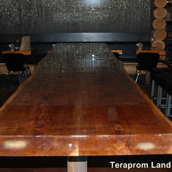 Black Walnut Dining Table Top - Indoor Pub And Bistro Tables