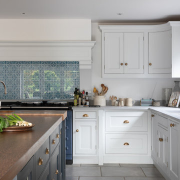 Traditional Hand Painted Framed Kitchen
