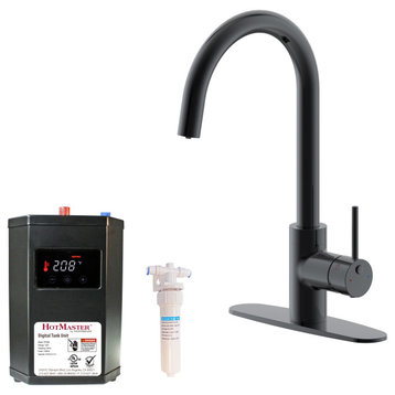 HotMaster 3 in 1 Instant Hot Kitchen Faucet with Tank, Oil Rubbed Bronze
