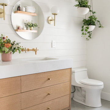 Sugar and Charm: Bathroom Floor Tiles in Hexagon Pattern