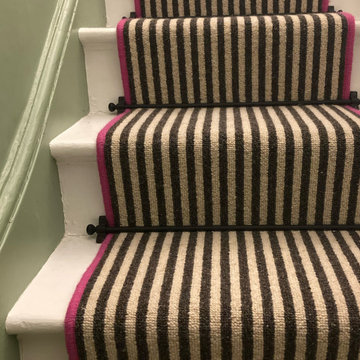 Stripy stairs in Shoreham-By-Sea