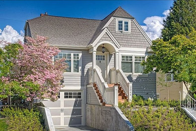 Inspiration for an exterior home remodel in Seattle